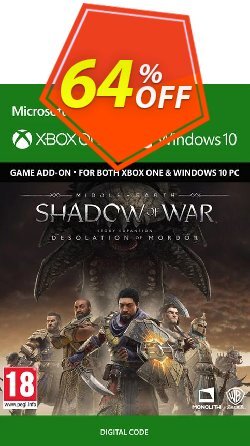 Middle-Earth Shadow of War - The Desolation of Mordor Expansion Xbox One/PC Coupon discount Middle-Earth Shadow of War - The Desolation of Mordor Expansion Xbox One/PC Deal - Middle-Earth Shadow of War - The Desolation of Mordor Expansion Xbox One/PC Exclusive Easter Sale offer 