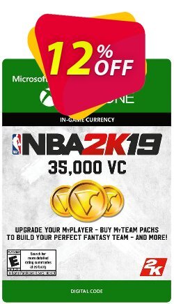 NBA 2K19: 35,000 VC Xbox One Deal