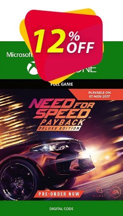 12% OFF Need for Speed Payback Deluxe Edition Upgrade Xbox One Discount