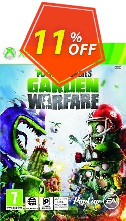 11% OFF Plants Vs Zombies: Garden Warfare Xbox 360 - Digital Code Discount