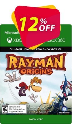 12% OFF Rayman Origins - Xbox 360 / Xbox One Discount