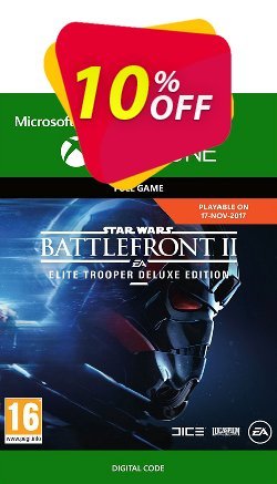 Star Wars Battlefront 2: Elite Trooper Deluxe Edition Xbox One Coupon discount Star Wars Battlefront 2: Elite Trooper Deluxe Edition Xbox One Deal - Star Wars Battlefront 2: Elite Trooper Deluxe Edition Xbox One Exclusive Easter Sale offer 