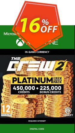 16% OFF The Crew 2 Platinum Crew Credits Pack Xbox One Discount