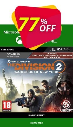 77% OFF The Division 2 - Warlords of New York Edition Xbox One Discount