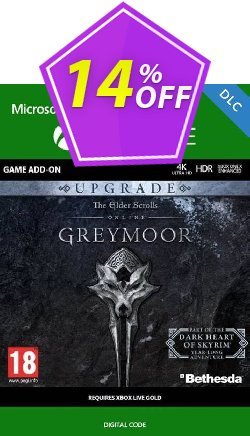 The Elder Scrolls Online: Greymoor Upgrade Xbox One Coupon discount The Elder Scrolls Online: Greymoor Upgrade Xbox One Deal - The Elder Scrolls Online: Greymoor Upgrade Xbox One Exclusive Easter Sale offer for iVoicesoft