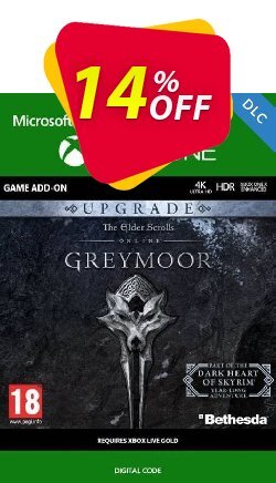 The Elder Scrolls Online: Greymoor Upgrade Xbox One Coupon discount The Elder Scrolls Online: Greymoor Upgrade Xbox One Deal - The Elder Scrolls Online: Greymoor Upgrade Xbox One Exclusive Easter Sale offer for iVoicesoft