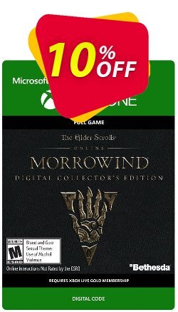 10% OFF The Elder Scrolls Online Morrowind Collectors Edition Xbox One Discount