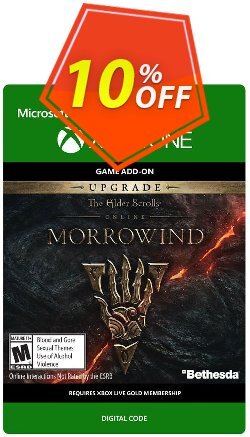 The Elder Scrolls Online Morrowind Upgrade Xbox One Coupon discount The Elder Scrolls Online Morrowind Upgrade Xbox One Deal - The Elder Scrolls Online Morrowind Upgrade Xbox One Exclusive Easter Sale offer 