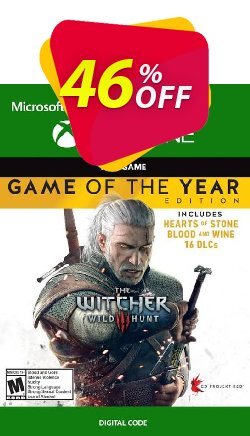 38% OFF The Witcher 3: Wild Hunt – Game of the Year Edition Xbox One - US Discount