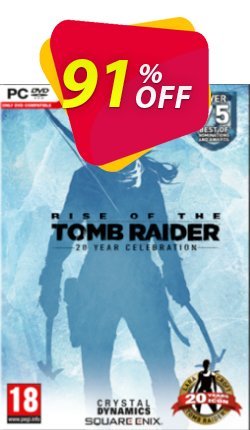 91% OFF Rise of the Tomb Raider 20 Year Celebration PC Discount