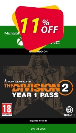 11% OFF Tom Clancy's The Division 2 Xbox One - Year 1 Pass Discount