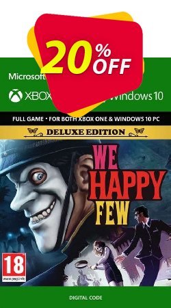 20% OFF We Happy Few Deluxe Edition Xbox One / PC Discount