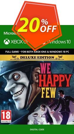 20% OFF We Happy Few Deluxe Edition Xbox One / PC Discount