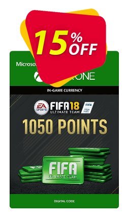 Fifa 18 - 1050 FUT Points - Xbox One  Coupon discount Fifa 18 - 1050 FUT Points (Xbox One) Deal - Fifa 18 - 1050 FUT Points (Xbox One) Exclusive Easter Sale offer 