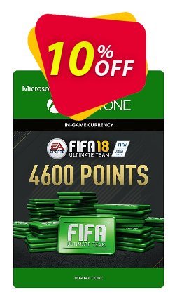 10% OFF Fifa 18 - 4600 FUT Points - Xbox One  Discount