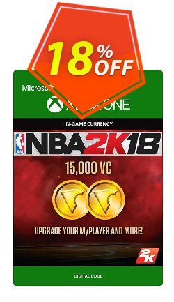 18% OFF NBA 2K18 15,000 VC - Xbox One  Discount