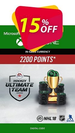 15% OFF NHL 18: Ultimate Team NHL Points 2200 Xbox One Discount