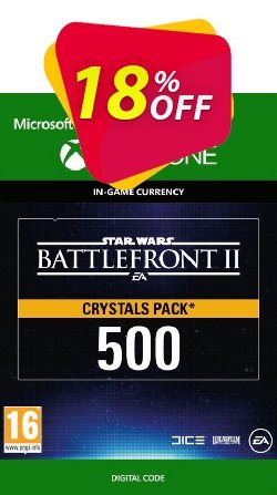 18% OFF Star Wars Battlefront 2: 500 Crystals Xbox One Discount