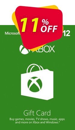 Xbox Gift Card - 12 GBP Deal