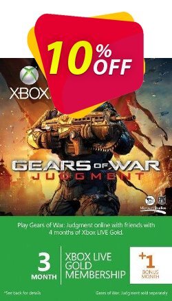 3 + 1 Month Xbox Live Gold Membership - GOW branded - Xbox One/360 Coupon discount 3 + 1 Month Xbox Live Gold Membership - GOW branded (Xbox One/360) Deal - 3 + 1 Month Xbox Live Gold Membership - GOW branded (Xbox One/360) Exclusive Easter Sale offer for iVoicesoft