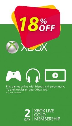 18% OFF 2 Day Xbox Live Gold Trial Membership - Xbox One/360  Discount