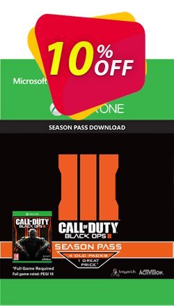 10% OFF Call of Duty - COD : Black Ops III 3 Season Pass - Xbox One  Discount