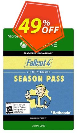 49% OFF Fallout 4 Season Pass - Xbox One  Discount