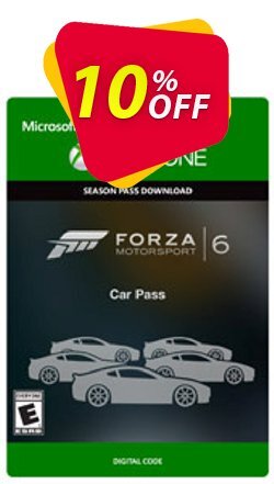 10% OFF Forza Motorsport 6 Car Pass Xbox One - Digital Code Coupon code