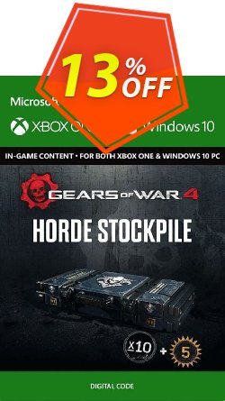 Gears of War 4 : Horde Booster Stockpile Content Pack Xbox One / PC Coupon, discount Gears of War 4 : Horde Booster Stockpile Content Pack Xbox One / PC Deal. Promotion: Gears of War 4 : Horde Booster Stockpile Content Pack Xbox One / PC Exclusive Easter Sale offer for iVoicesoft