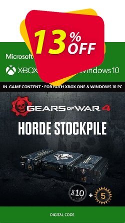 13% OFF Gears of War 4 : Horde Booster Stockpile Content Pack Xbox One / PC Discount