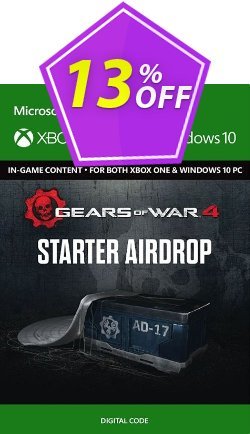 Gears of War 4 : Starter Airdrop Content Pack Xbox One / PC Coupon, discount Gears of War 4 : Starter Airdrop Content Pack Xbox One / PC Deal. Promotion: Gears of War 4 : Starter Airdrop Content Pack Xbox One / PC Exclusive Easter Sale offer for iVoicesoft
