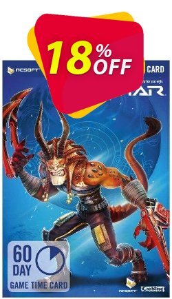 18% OFF WildStar 60 Day Game Time Card PC Discount