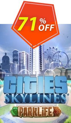 71% OFF Cities Skylines PC - Parklife DLC Discount