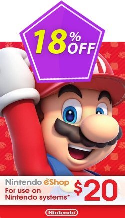 18% OFF Nintendo eShop Card $20 - USA  Coupon code
