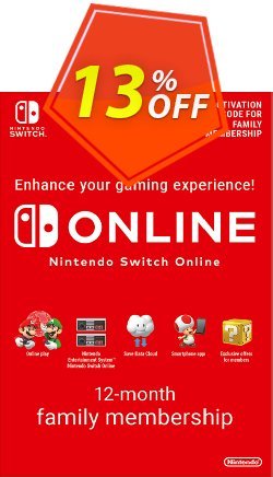 Nintendo Switch Online 12 Month - 365 Day Family Membership Switch - US  Coupon discount Nintendo Switch Online 12 Month (365 Day) Family Membership Switch (US) Deal 2024 CDkeys - Nintendo Switch Online 12 Month (365 Day) Family Membership Switch (US) Exclusive Sale offer 