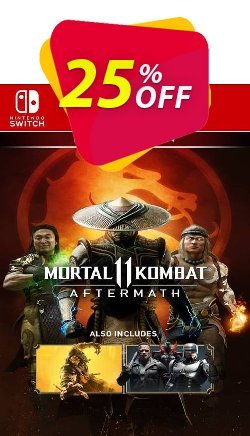 Mortal KOMBAT 11: Aftermath Kollection Switch - US  Coupon, discount Mortal KOMBAT 11: Aftermath Kollection Switch (US) Deal 2022 CDkeys. Promotion: Mortal KOMBAT 11: Aftermath Kollection Switch (US) Exclusive Sale offer for iVoicesoft