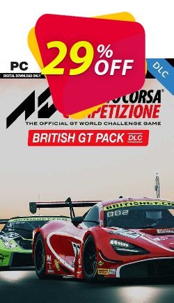 Assetto Corsa Competizione - British GT Pack PC - DLC Deal 2024 CDkeys