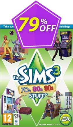 79% OFF The Sims 3: 70s, 80s and 90s Stuff PC Discount