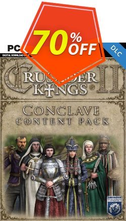 Crusader Kings II: Conclave PC - DLC Coupon discount Crusader Kings II: Conclave PC - DLC Deal 2022 CDkeys - Crusader Kings II: Conclave PC - DLC Exclusive Sale offer for iVoicesoft