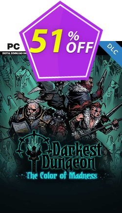 51% OFF Darkest Dungeon: The Color Of Madness PC - DLC Coupon code