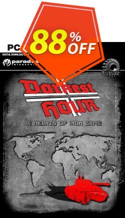 88% OFF Darkest Hour - A Hearts of Iron Game PC Coupon code