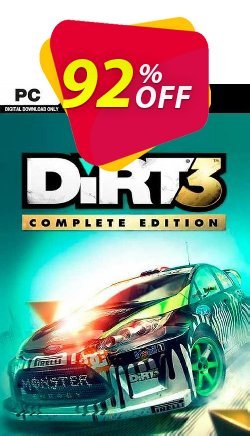 Dirt 3 Complete Edition PC Coupon discount Dirt 3 Complete Edition PC Deal 2024 CDkeys - Dirt 3 Complete Edition PC Exclusive Sale offer 
