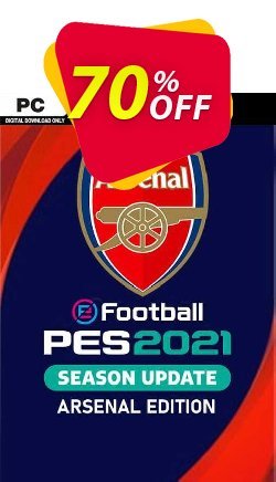 70% OFF eFootball PES 2021 Arsenal Edition PC Discount