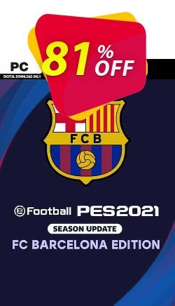 81% OFF eFootball PES 2021 Barcelona Edition PC Discount