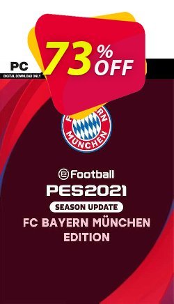 73% OFF eFootball PES 2021 Bayern München Edition PC Discount