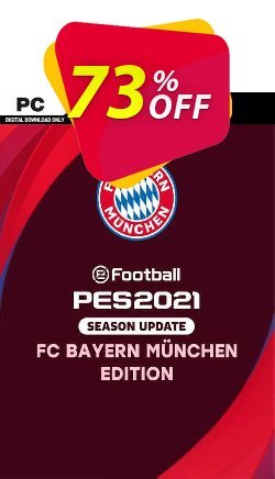 73% OFF eFootball PES 2021 Bayern München Edition PC Coupon code