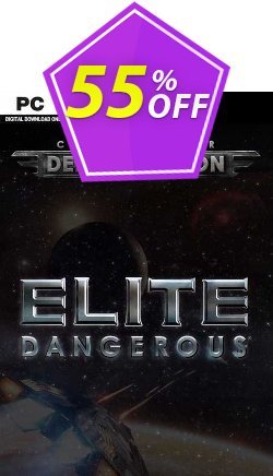 55% OFF Elite Dangerous: Commander Deluxe Edition PC Coupon code
