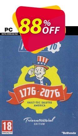 88% OFF Fallout 76 Tricentennial Edition PC Coupon code