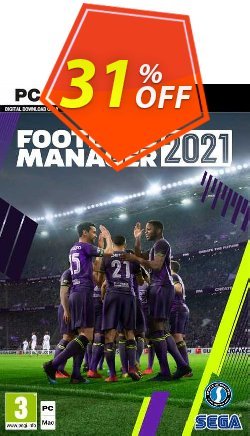 31% OFF Football Manager 2021 PC - EU  Discount