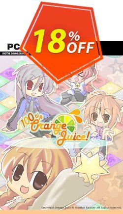 18% OFF 100% Orange Juice PC Coupon code